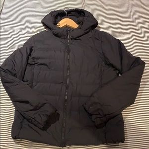 Black Uniqlo Puffy jacket